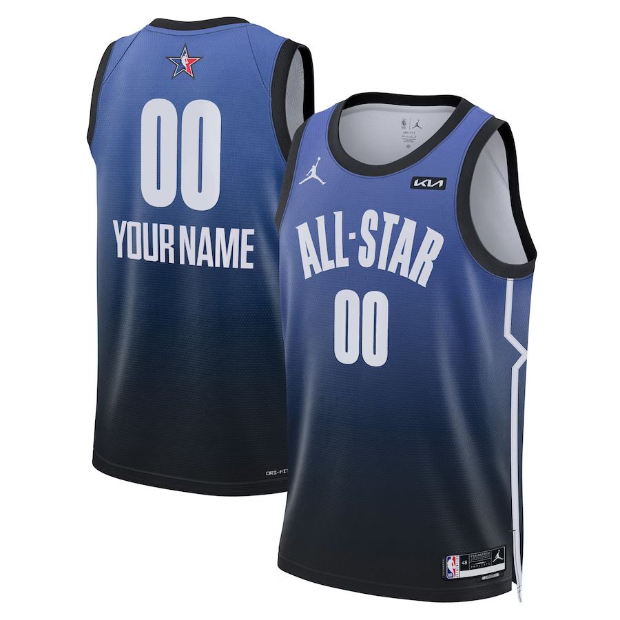 Men Los Angeles Lakers Jordan Brand Blue 2023 NBA All-Star Game Pick-A-Player Swingman NBA Jersey->customized nba jersey->Custom Jersey